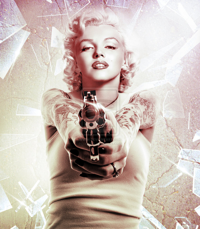 Marilyn Monroe Gangster Wallpaper On