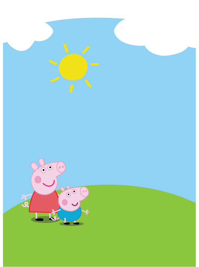 casa de peppa pig wallpaper