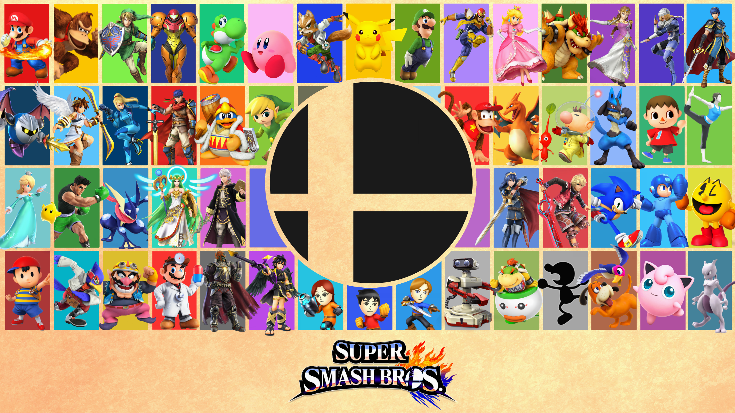 Super Smash Bros Poster Wallpaper By Epicabcdude Fan Art