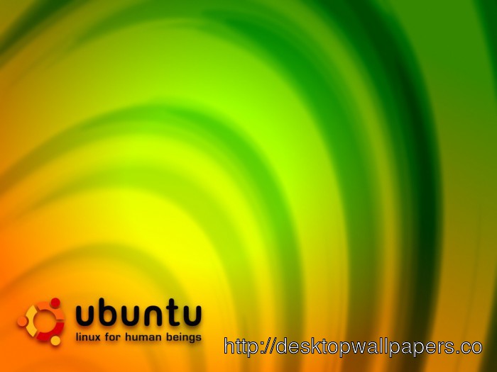 Orange Ubuntu Wallpaper Desktop