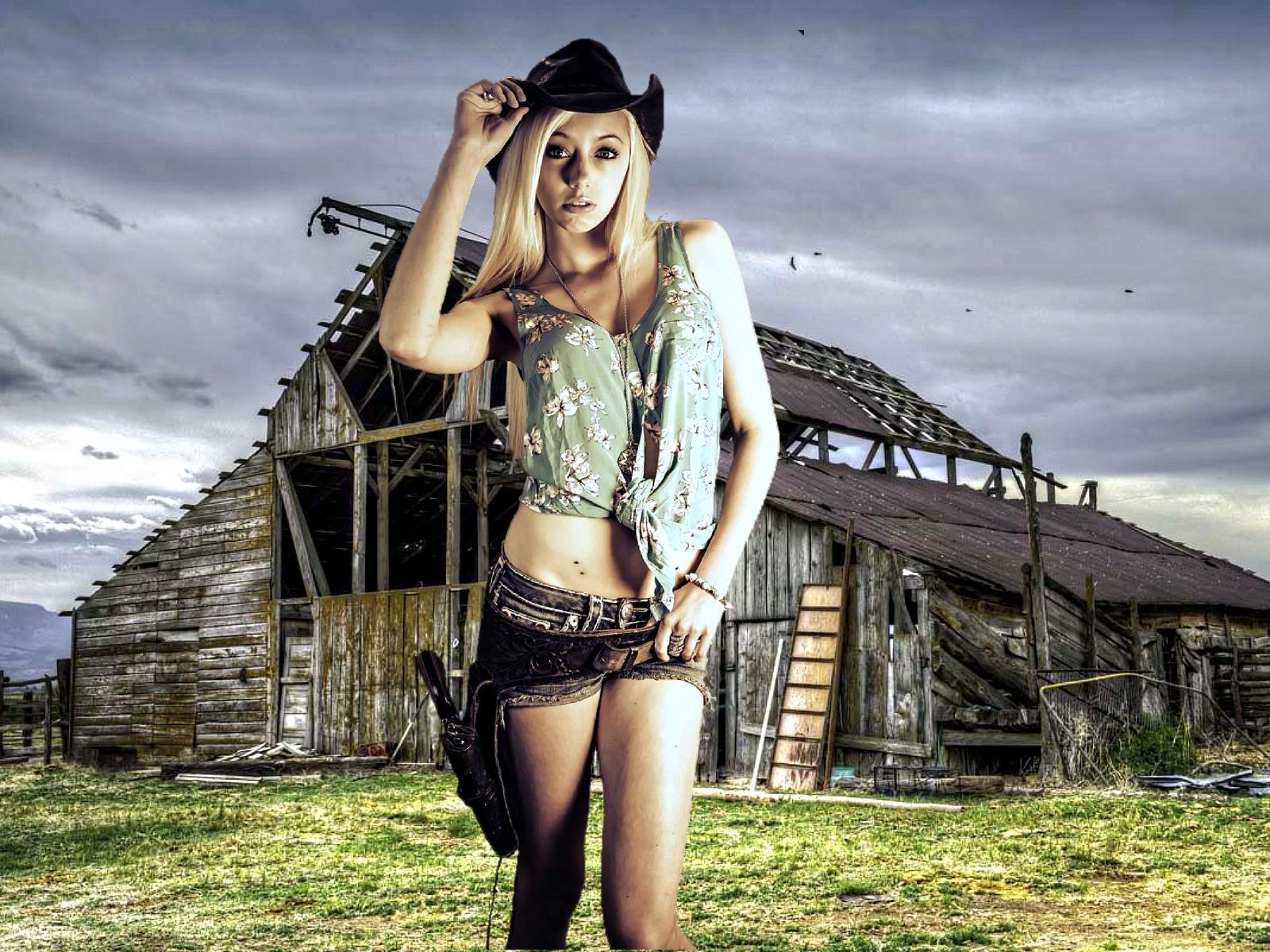 New Cowgirl Image Kdl74 HD Quality Wallpaper
