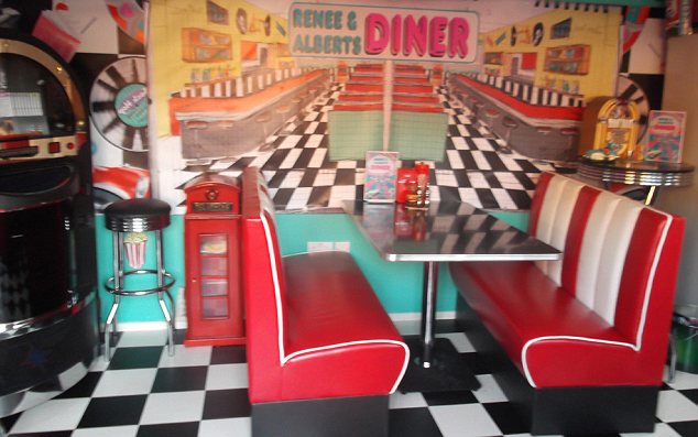 Diner Style Wallpaper An American Sheds