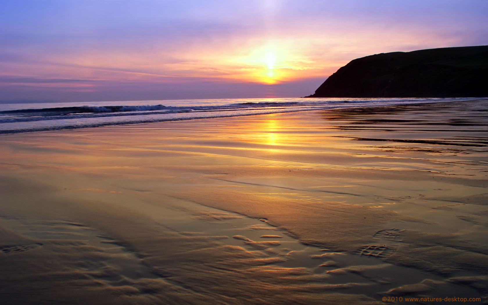Beach Sunset Background For Desktop Wallpaper Best HD