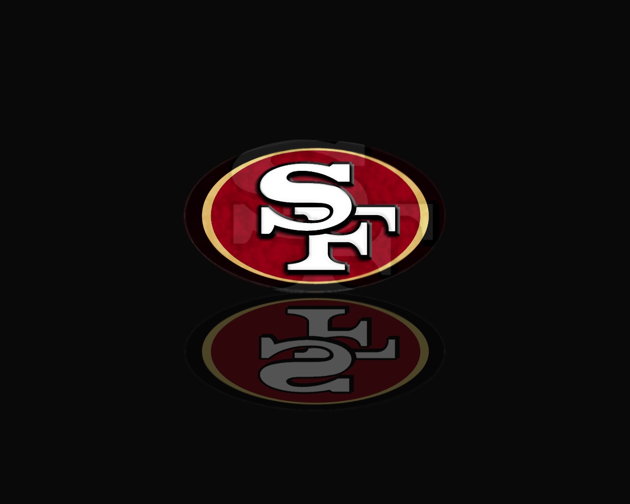 Get the best 49ers logo black background for your phone or desktop  background