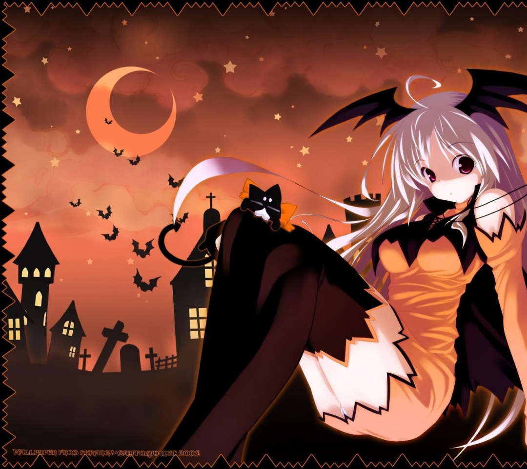 Anime Halloween 1600x Wallpaper
