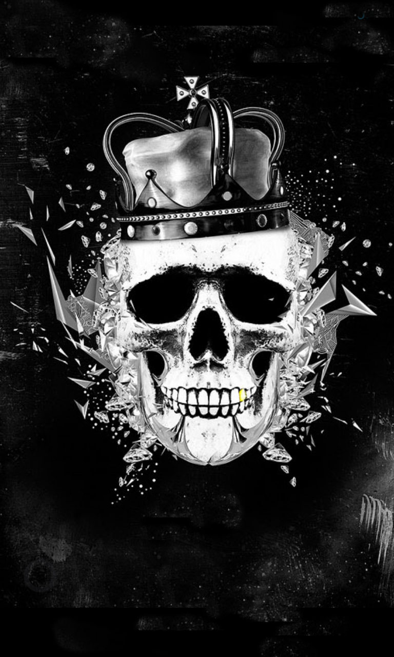 Blackberry King Skull wallpaper for personal account download