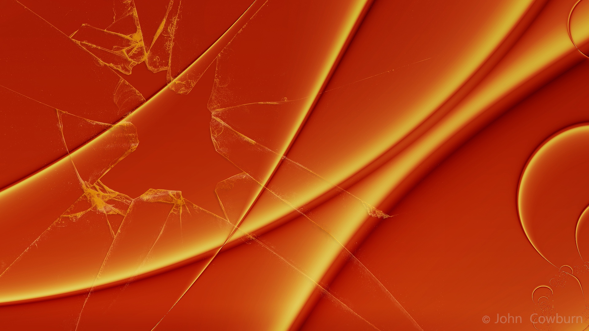 Abstract Broken Glass HD Wallpaper By John Cowburn