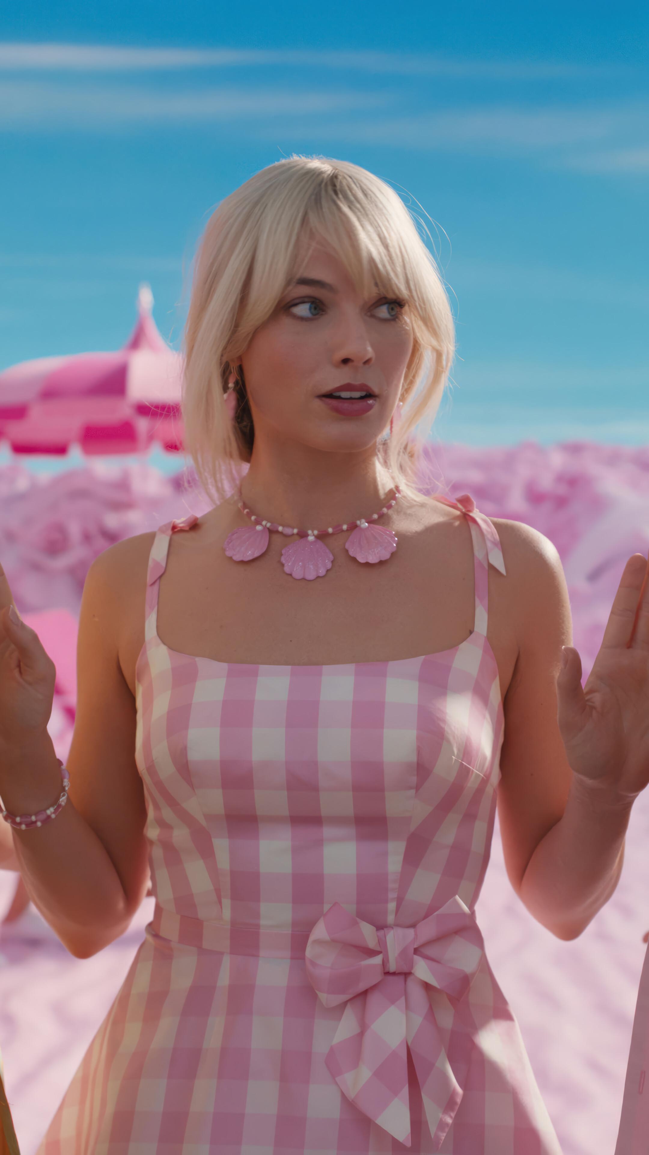 Barbie 2023 Movie Margot Robbie Ryan Gosling Simu Liu 4K Wallpaper