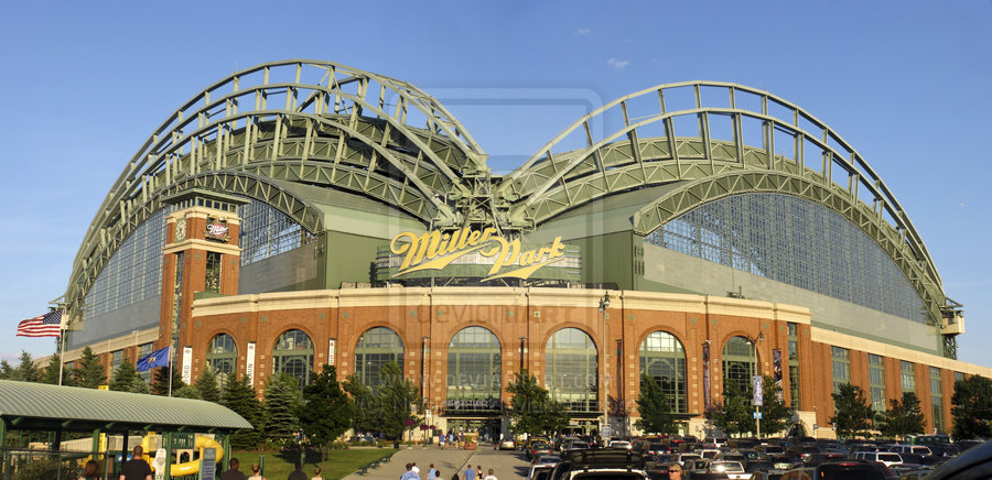 Brewers Miller Park Panorama Outside By Nefertarri