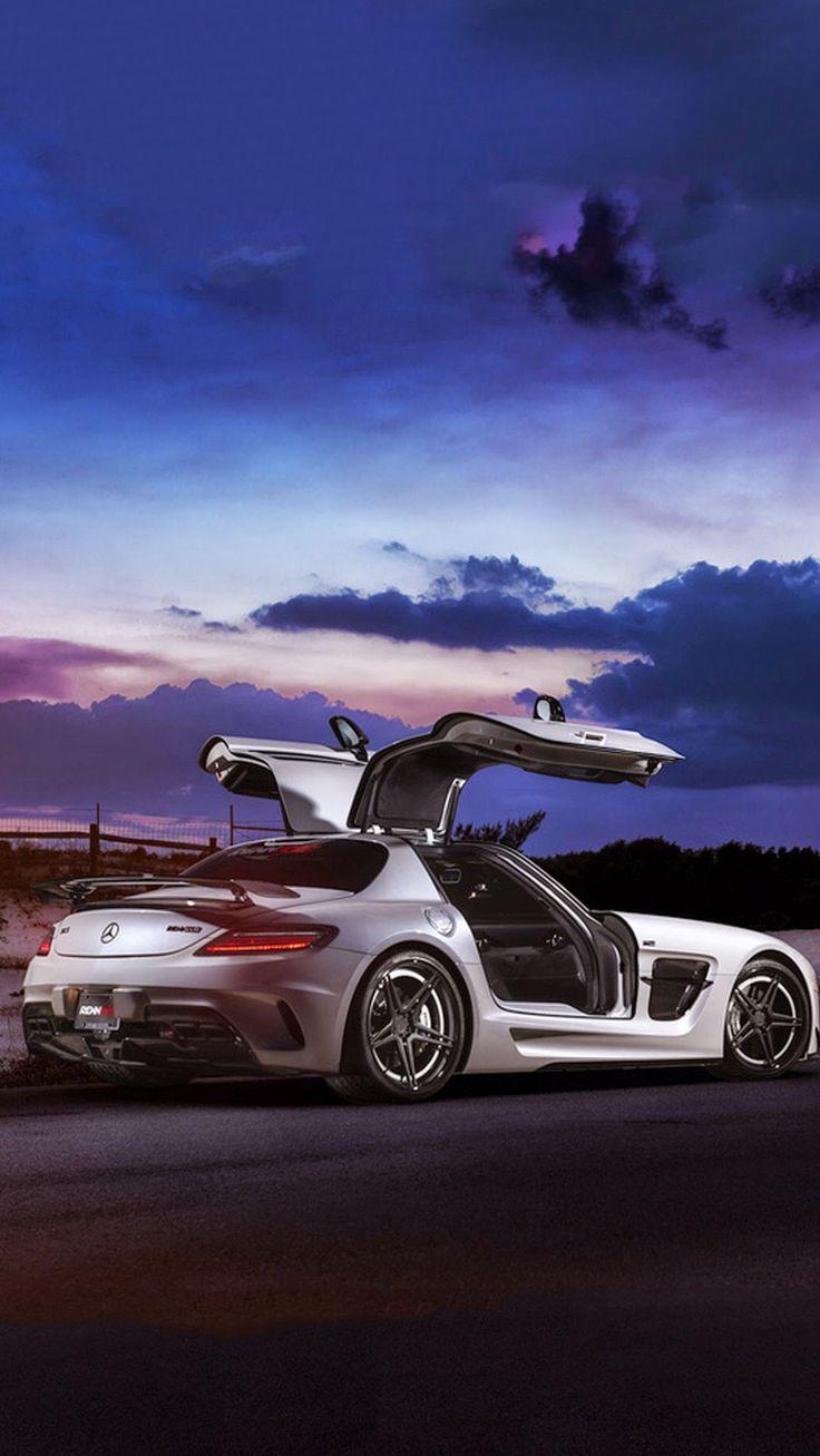 Mercedes Sls Amg Coupe Black Series iPhone Wallpaper In
