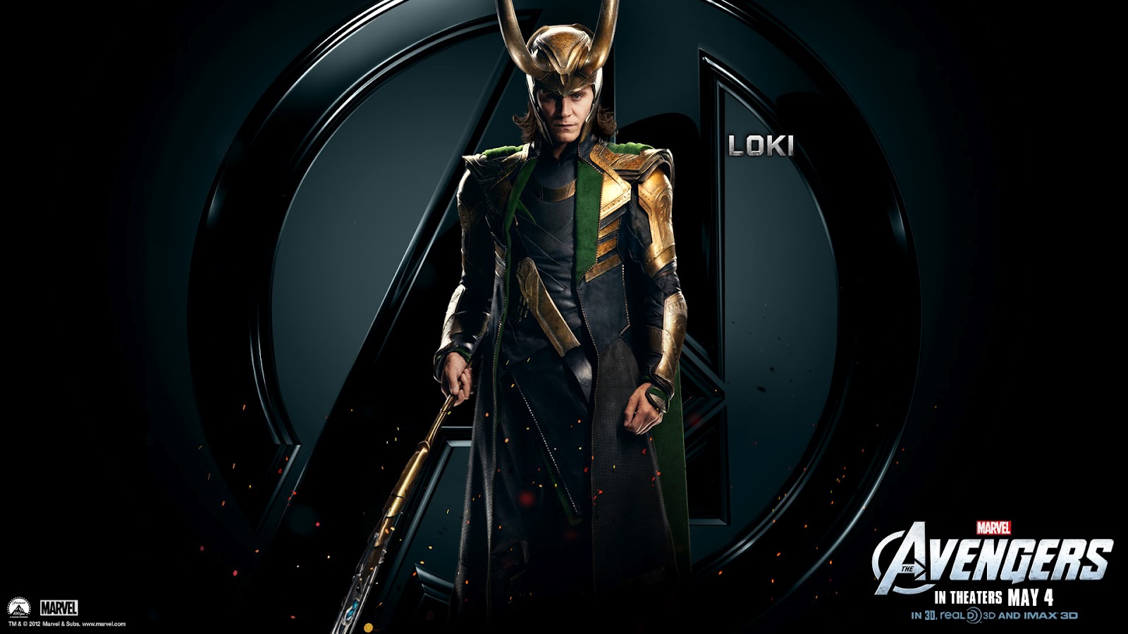 Avengers Wallpaper HD The Villain Loki