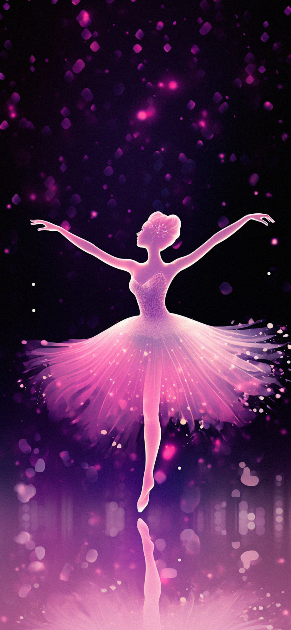 Pink Ballerina Wallpaper