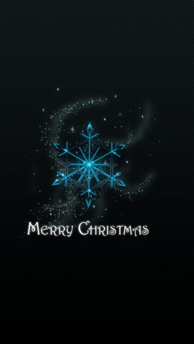 Black Merry Christmas iPhone Wallpaper iPhone5