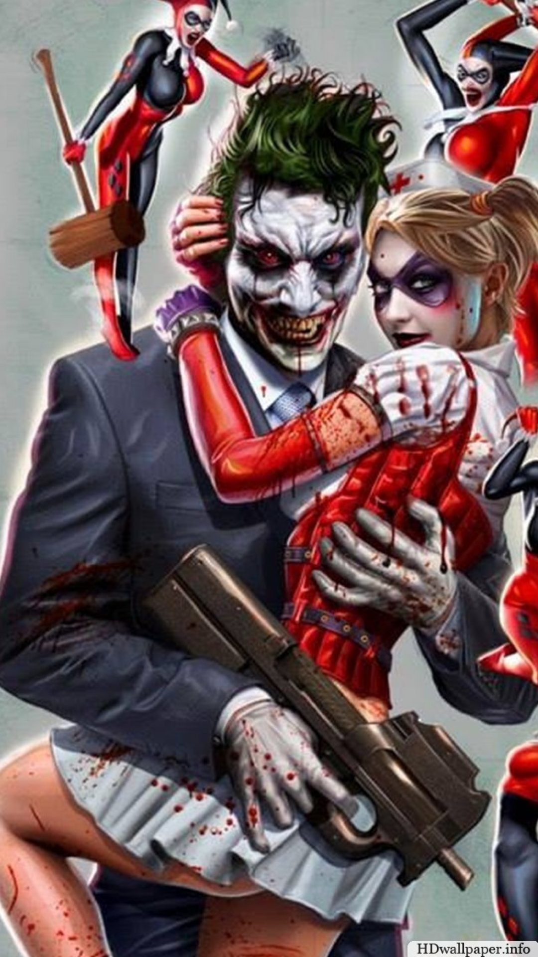 Joker Harley Quinn Wallpaper Image