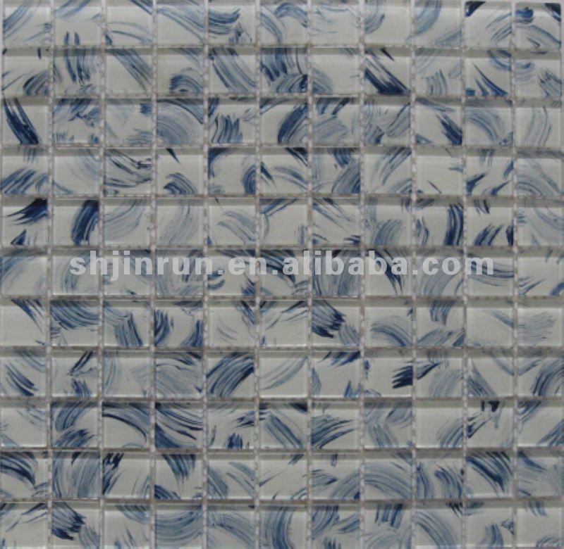 Wallpaper Mosaic Backsplash Tile Glass Jinrun