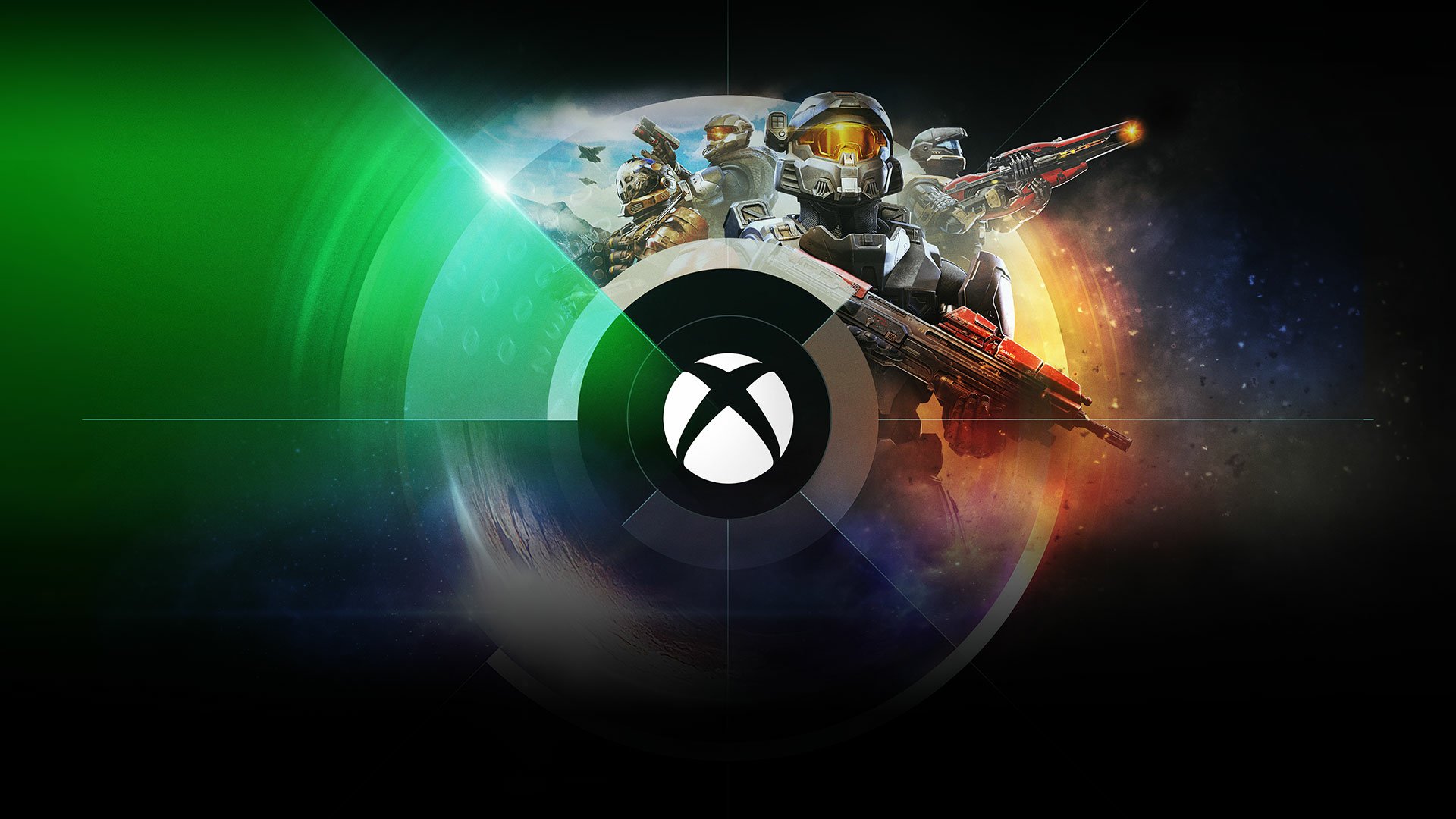 Xbox Game Pass Ultimate promotional image featuring Halo soldiers and the Xbox logo