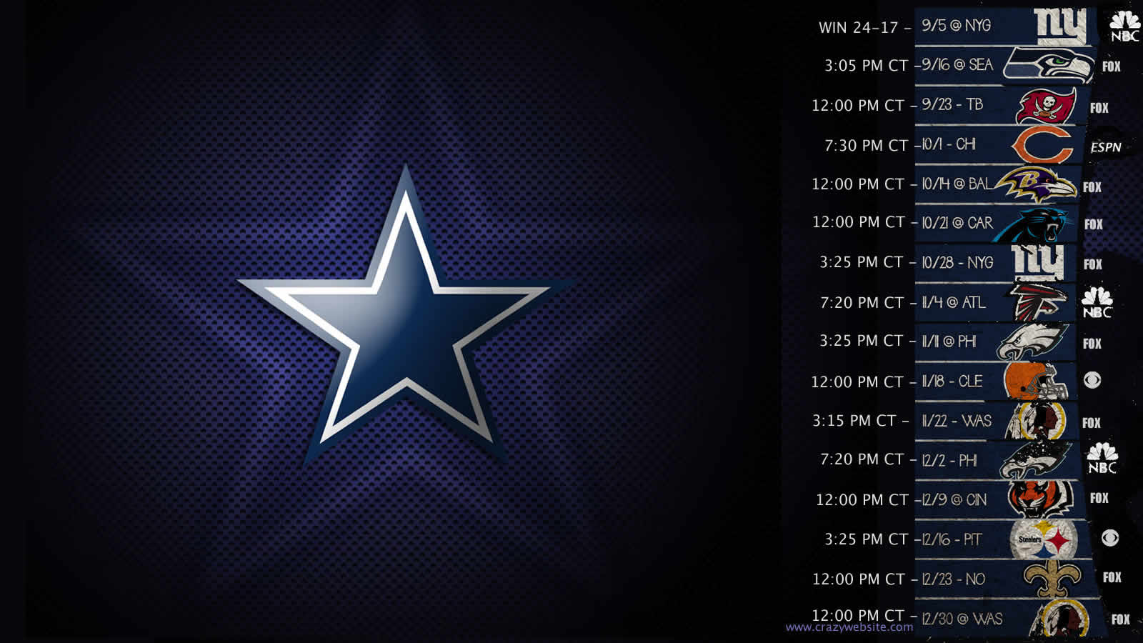 Dallas Cowboys Schedule If You Like