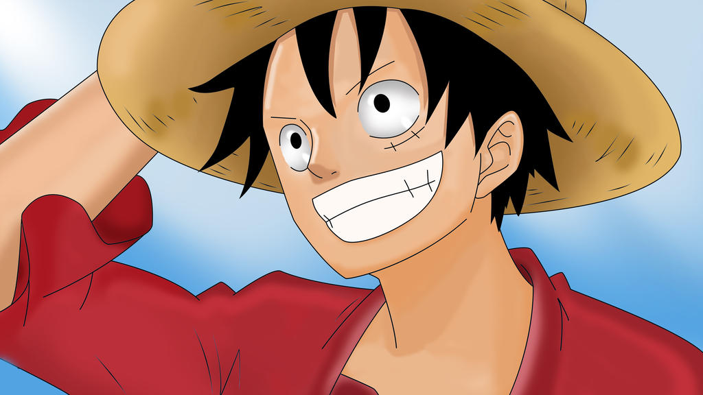 Download Red Luffy Smile Wallpaper  Wallpaperscom
