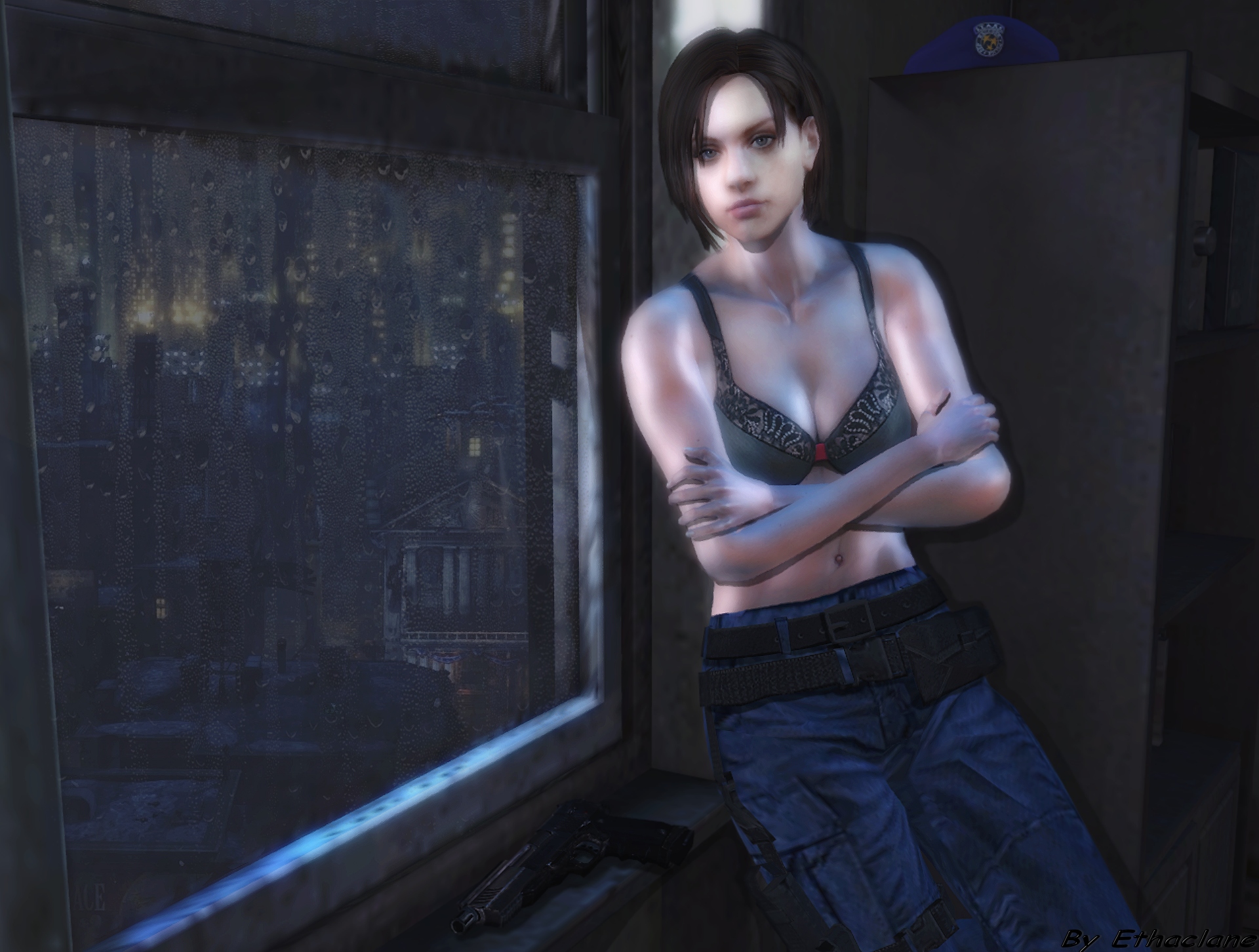 Resident Evil Wallpaper Jill Valentine S T A R By Ethae On