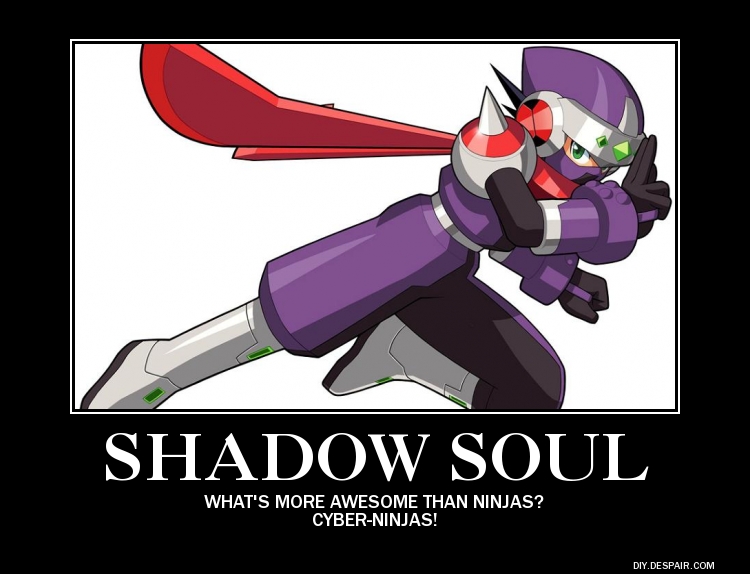 Megaman Shadow Soul Poster By Eeeeeeeyyyyyy