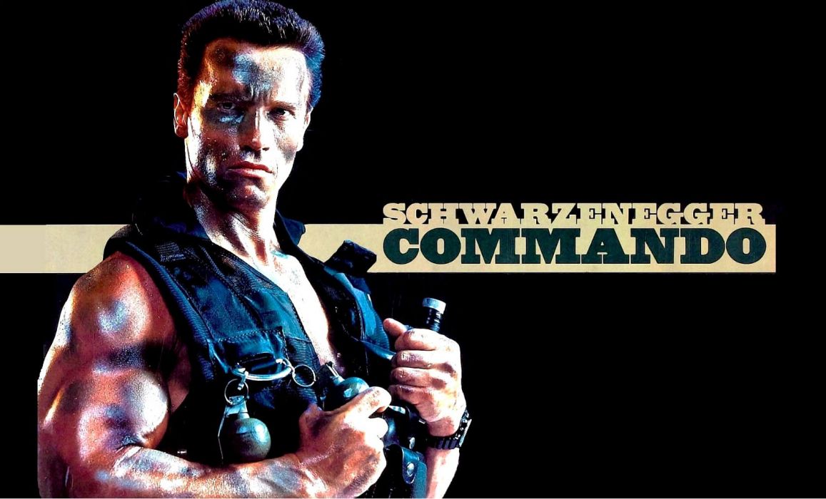 Mando Movie Action Fighting Military Arnold Schwarzenegger
