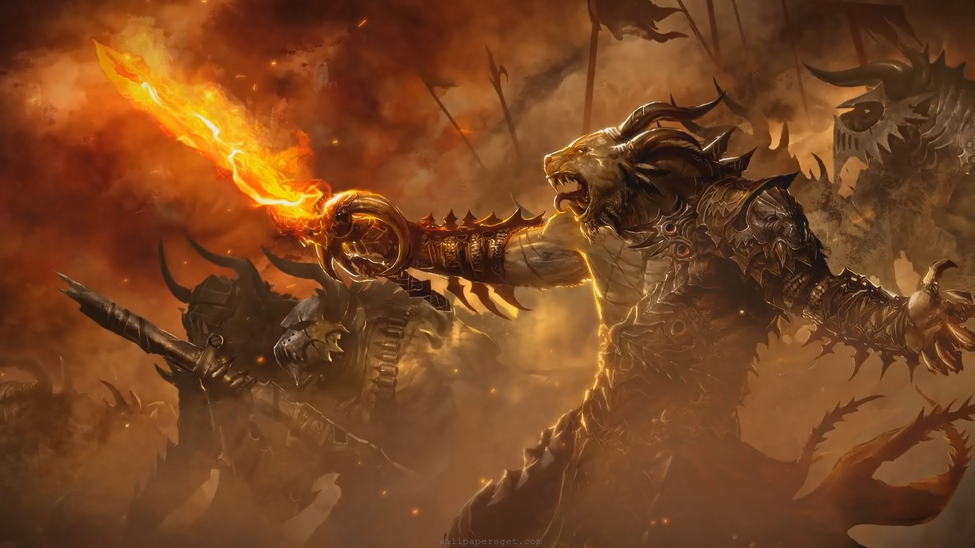Guild Wars Charr HD Wallpaper In Games Imageci