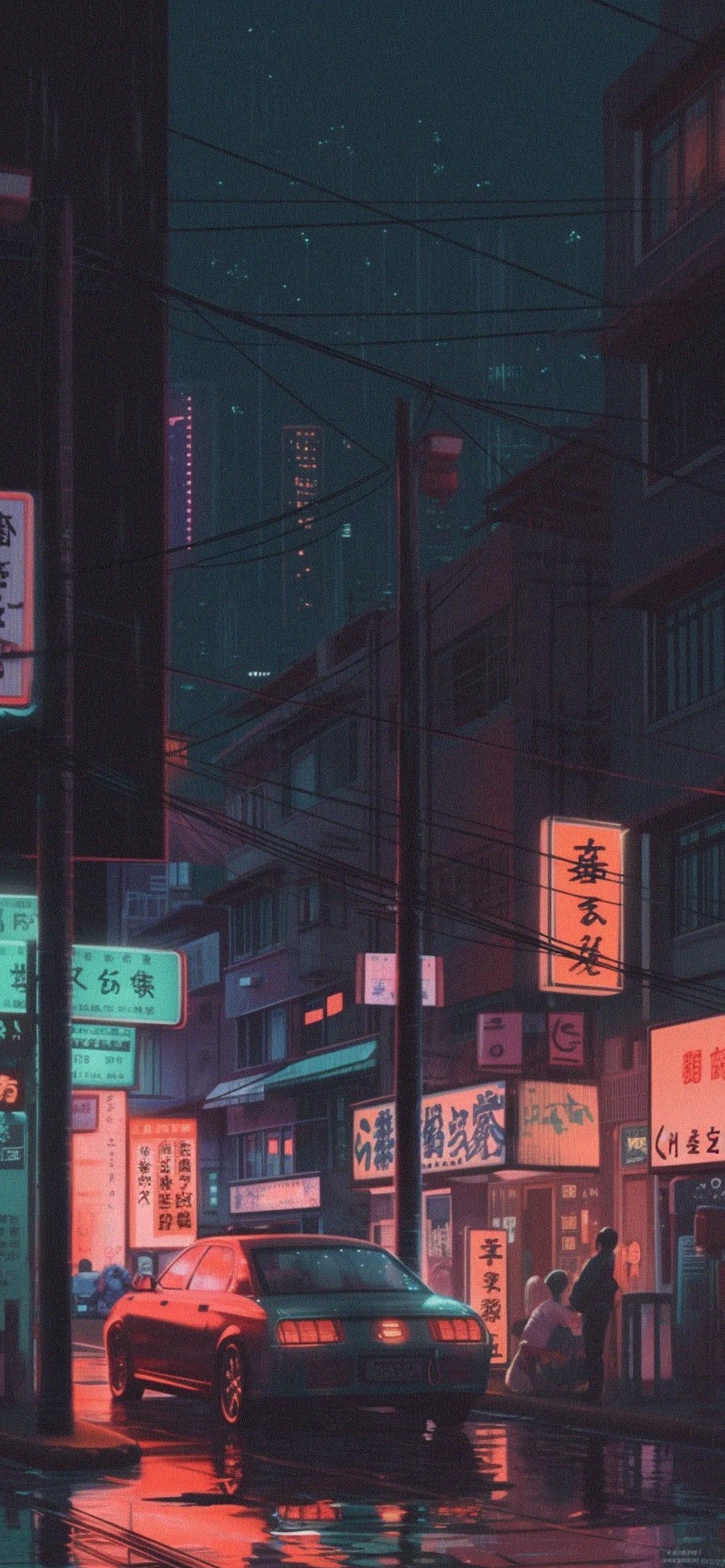 Tokyo Night Live Wallpaper - MoeWalls