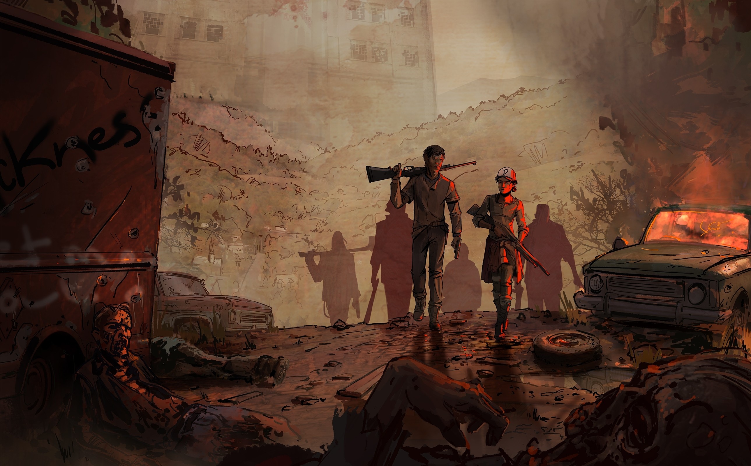 The Walking Dead Game Wallpaper Image