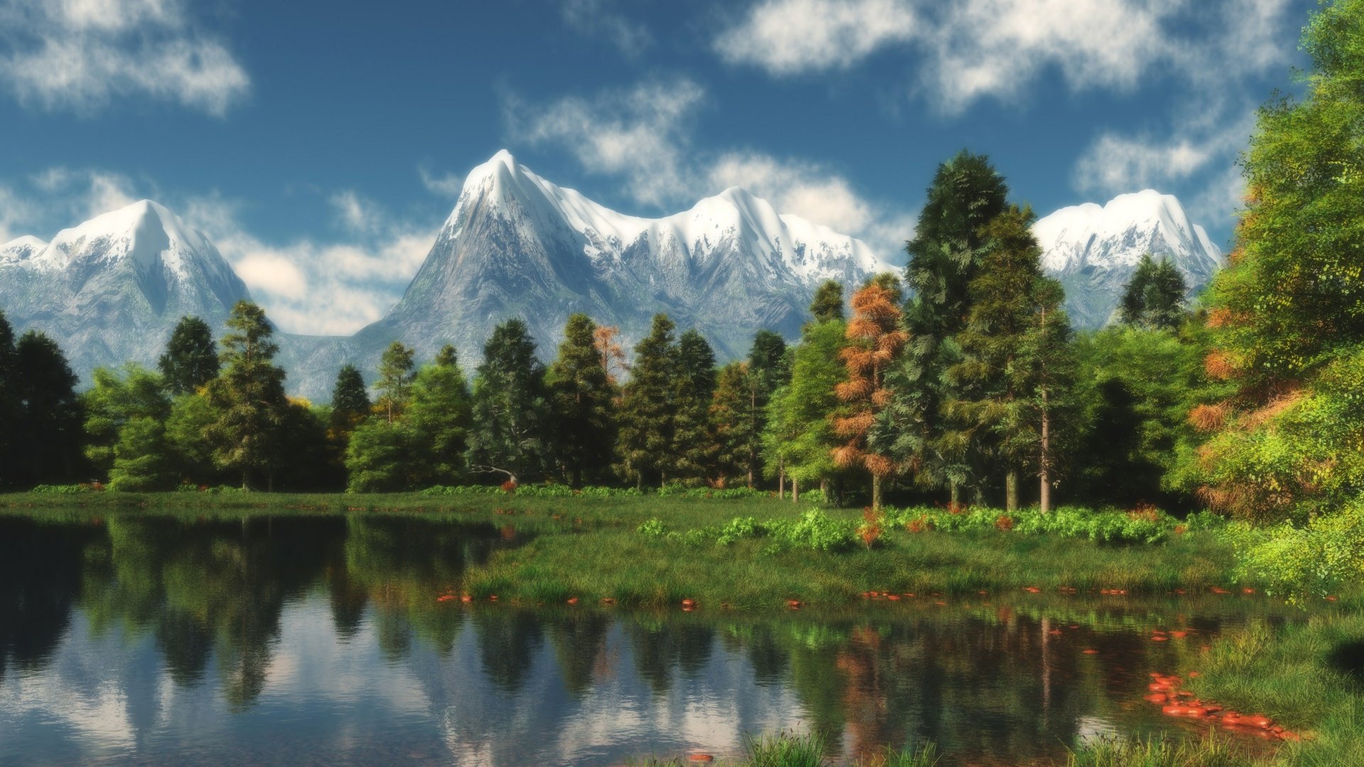 Majestic Mountains Wallpaper