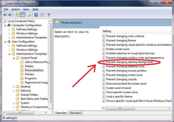 Step6 Now In The Right Pane Of Local Group Policy Editor Window Open