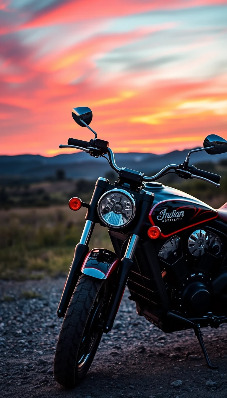 Indian Motorcycle Scout Phone Wallpaper