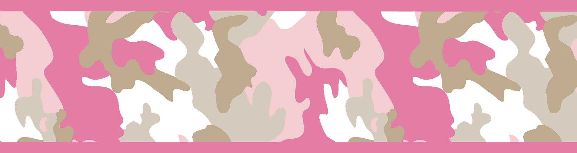 camo pink collection wall paper border camo pink wall paper border