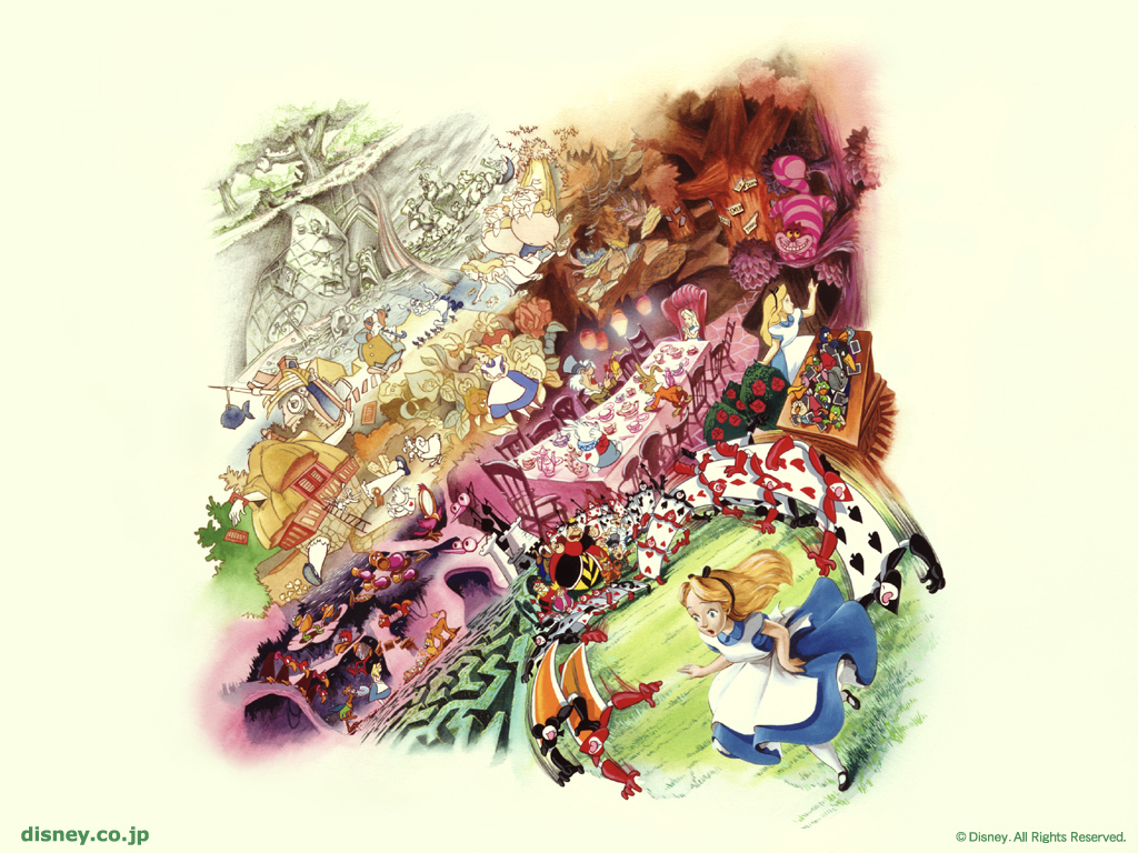 Disney Image Alice In Wonderland Fond D Cran