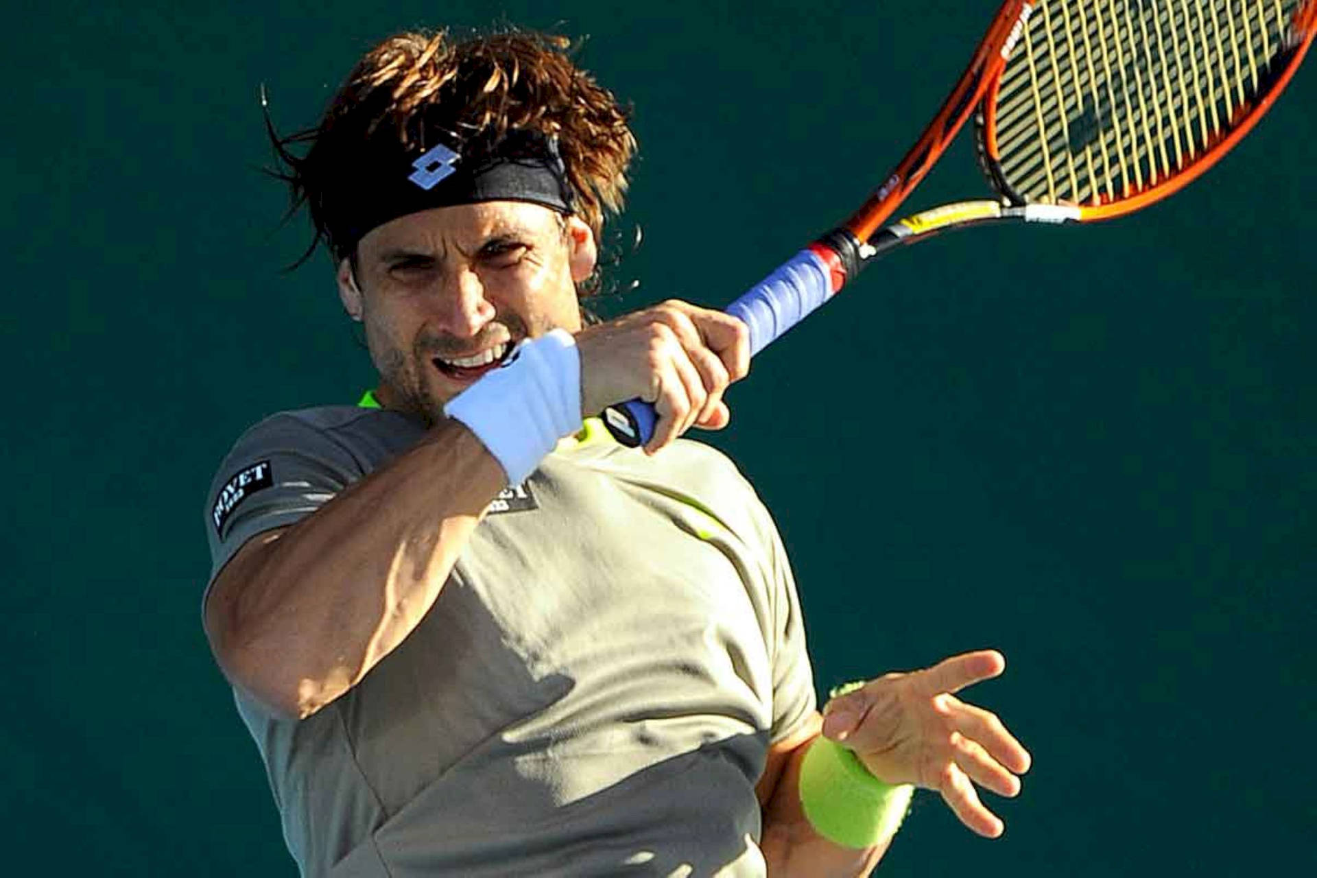 David Ferrer S Intense Game Face Wallpaper