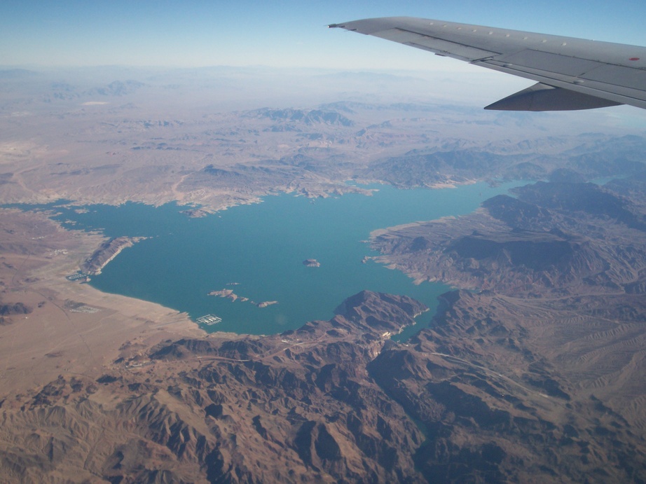 Las Vegas Nv Lake Mead After Take Off From Mccarran Airport Photo