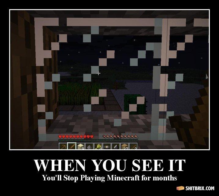 Herobrine Is Watching When You See It Ll Stop Playing Minecraft