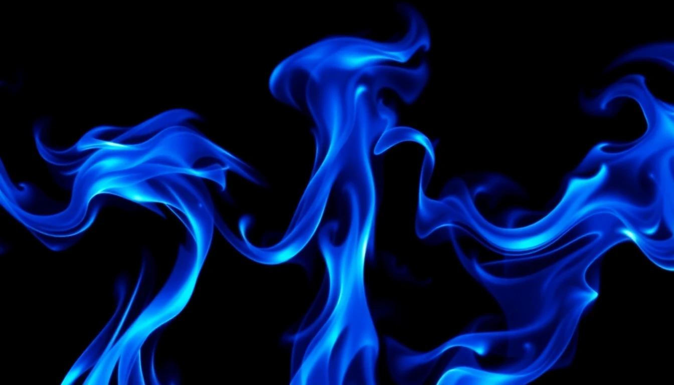 Blue Flames Wallpaper
