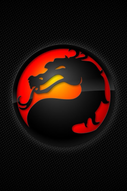 Mortal Kombat Dragon iPhone4 Wallpaper