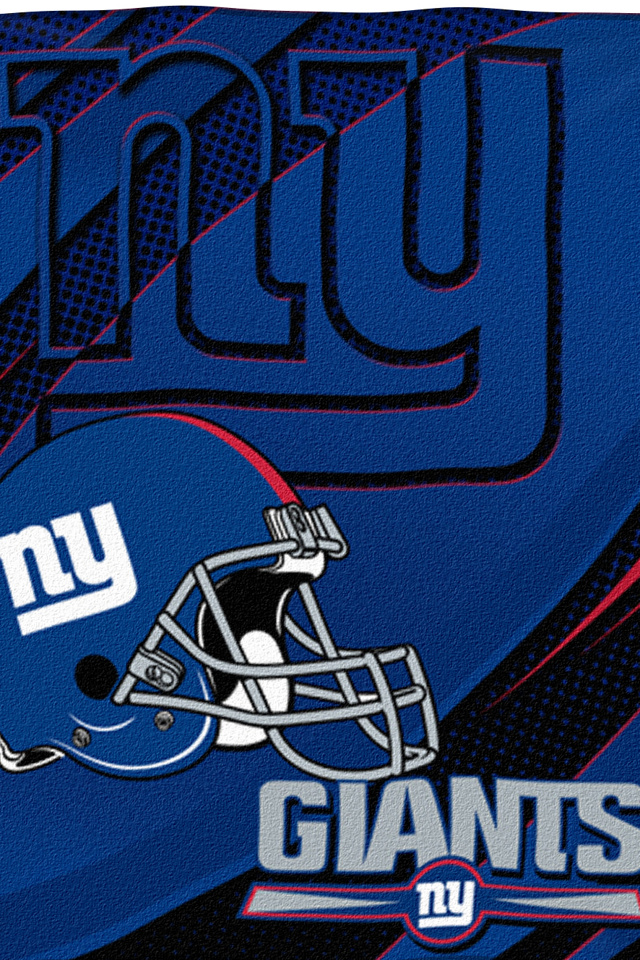 Download New York Giants Logo Blue Helmet Wallpaper