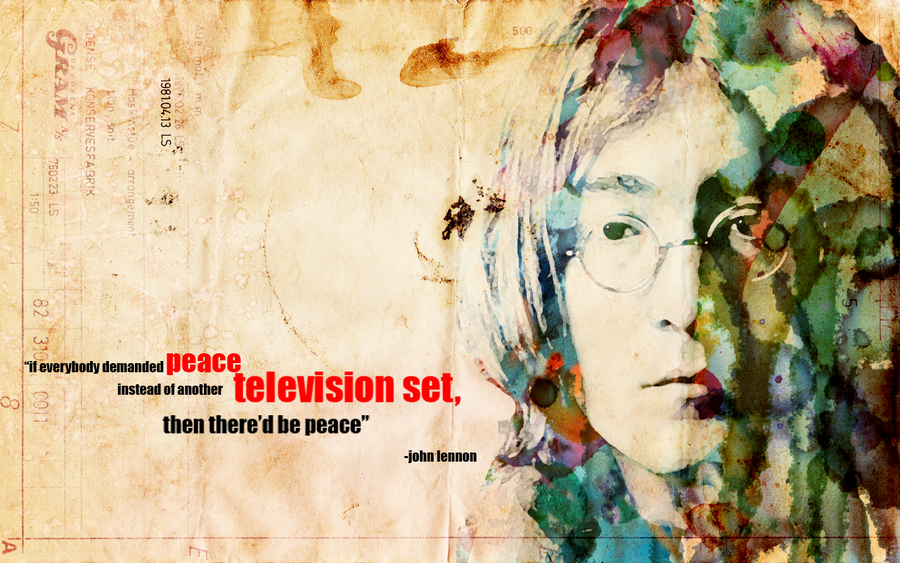 John Lennon Wallpaper By Thinksojoe