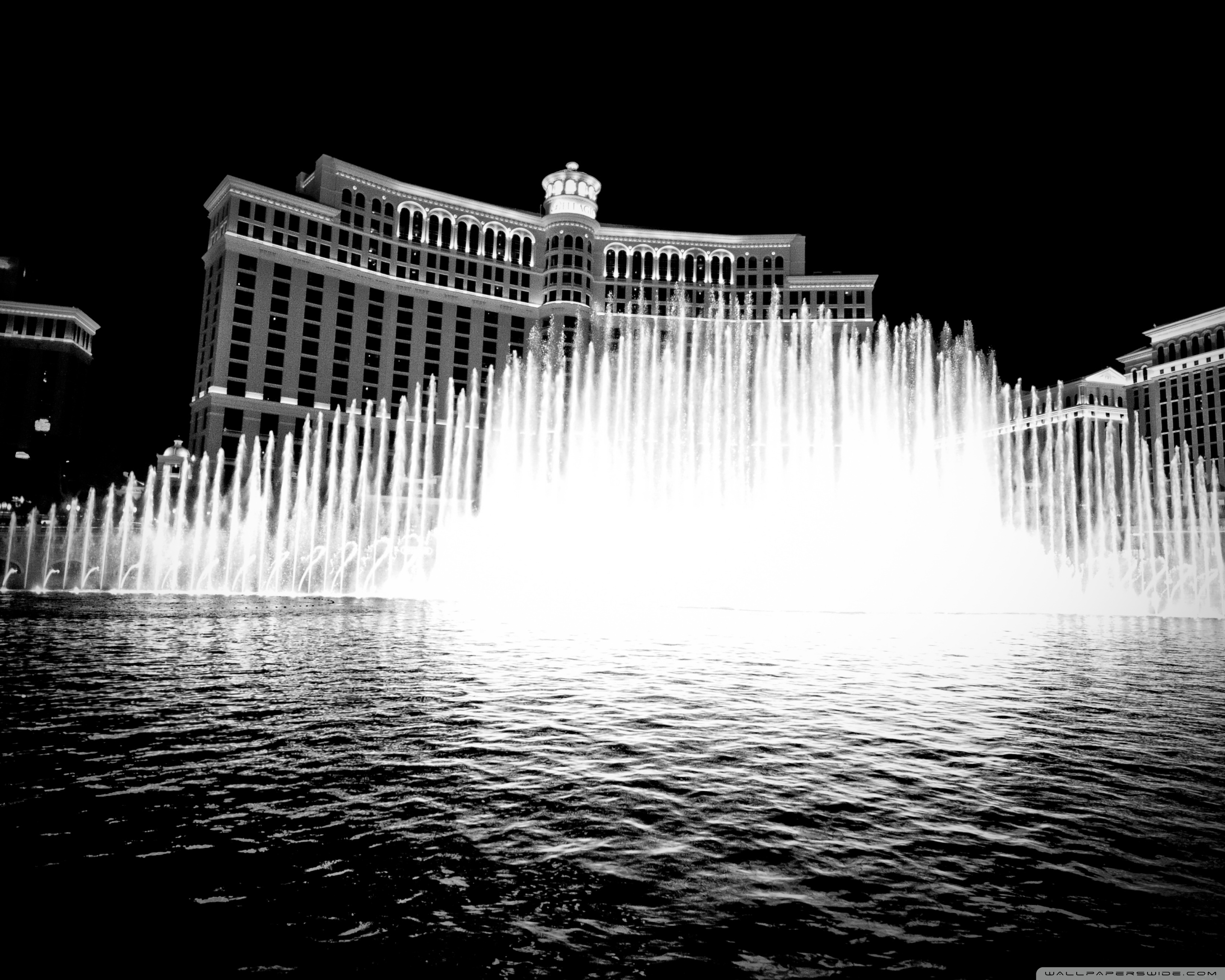 Vegas Bellagio Watershow Ultra HD Desktop Background Wallpaper For