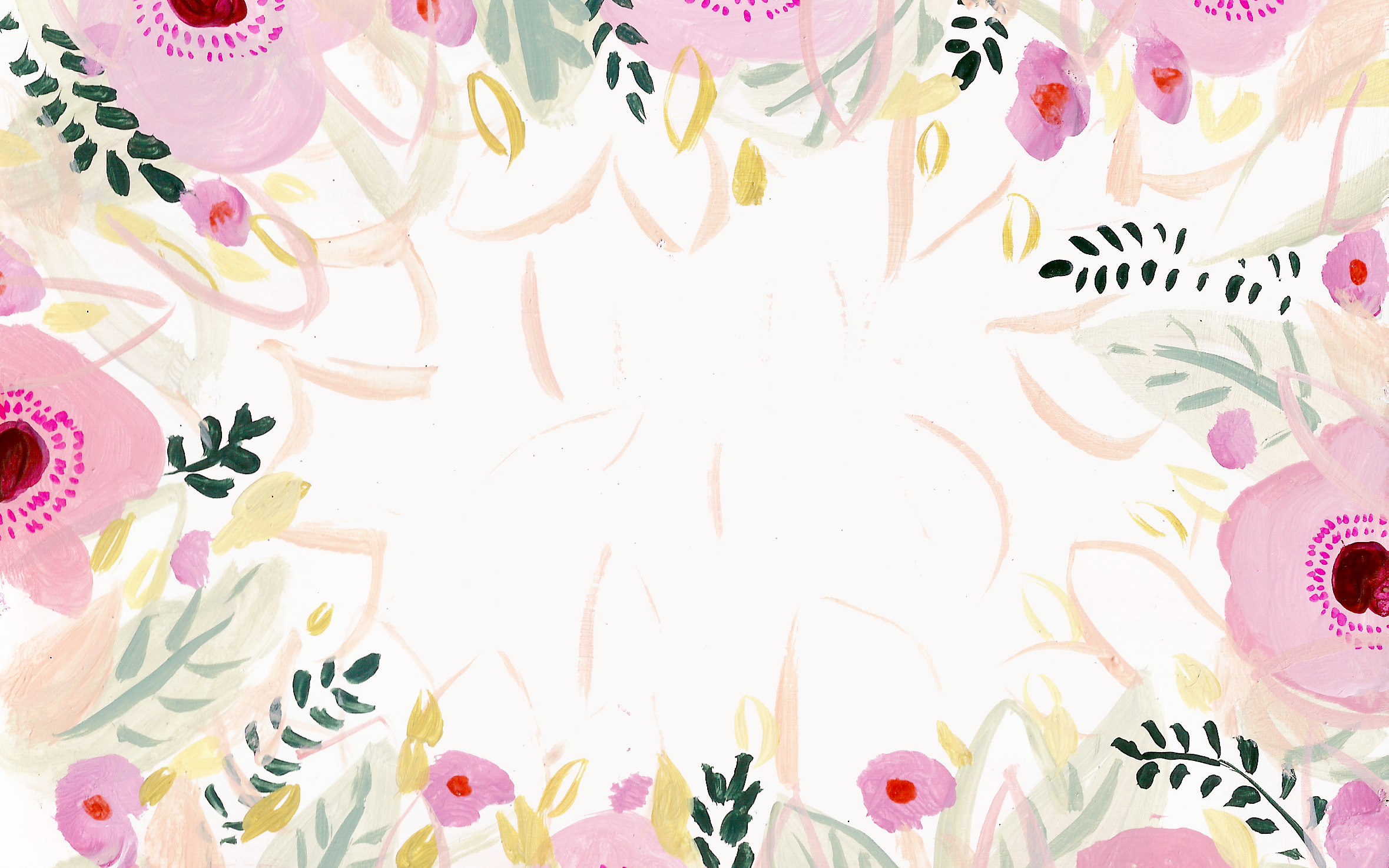 Rifle Paper Co Wallpaper Pink Flower Desktop Background