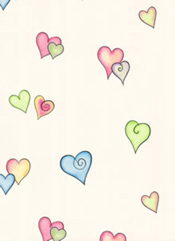 Heart Sidewall Wallpaper   Wall Sticker Outlet