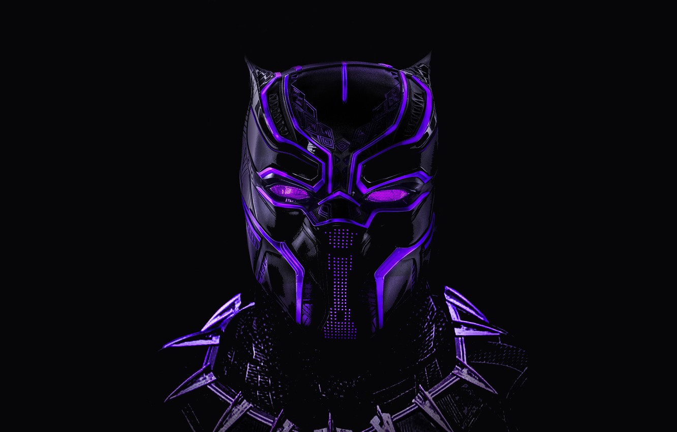 Wallpaper Mask Black Background Neon Ic Marvel