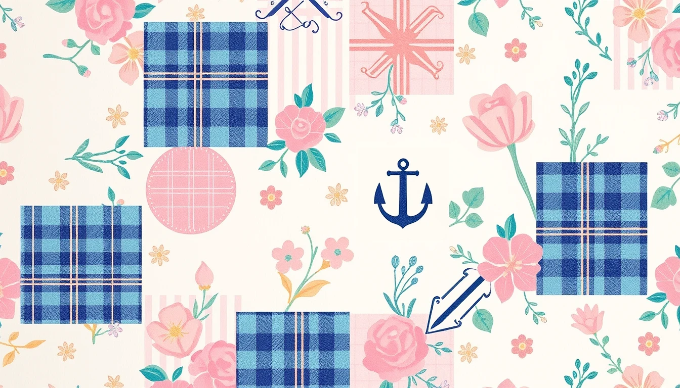 Preppy C Wallpaper