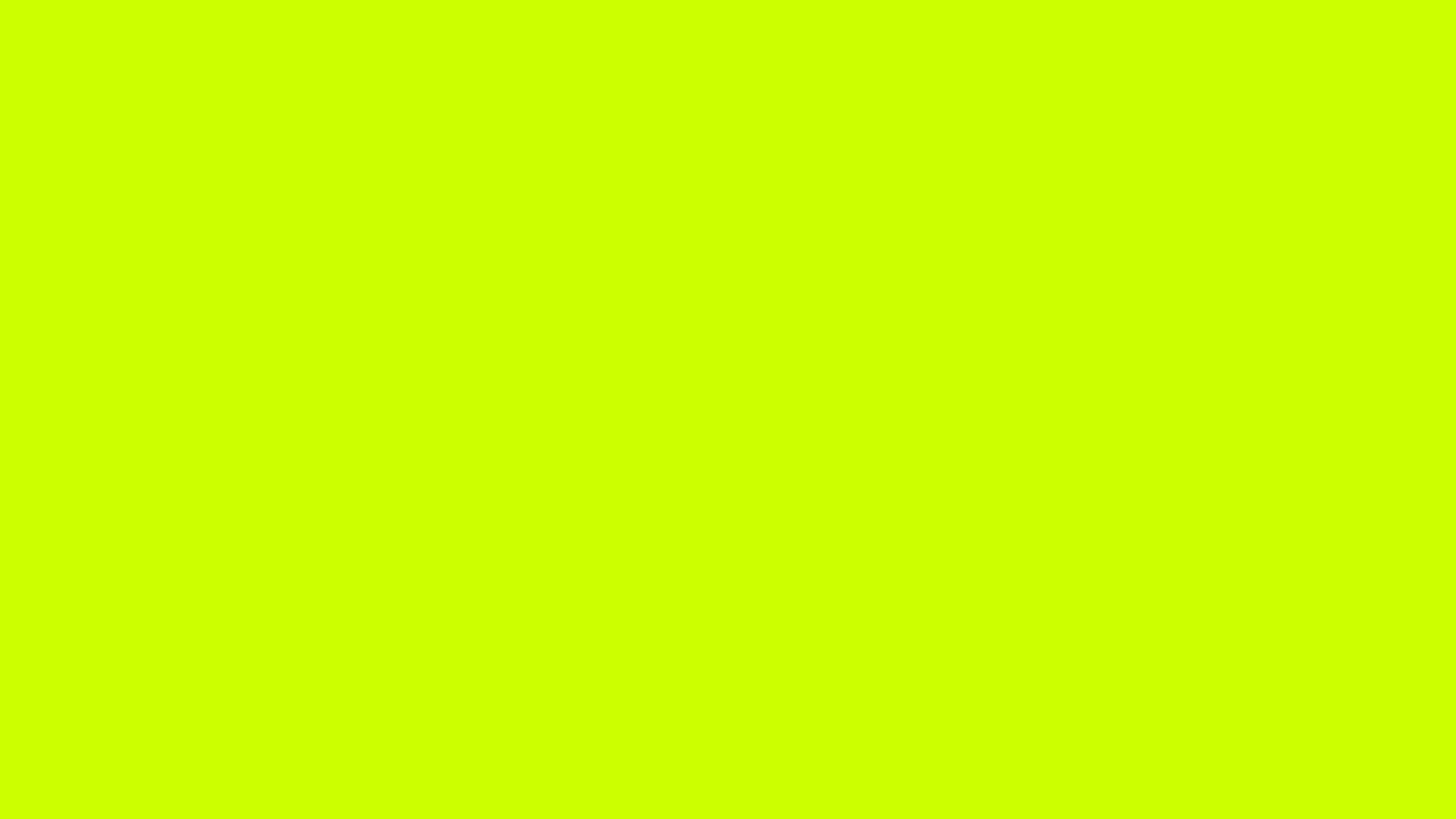  2560x1440 resolution Fluorescent Yellow solid color background 2560x1440