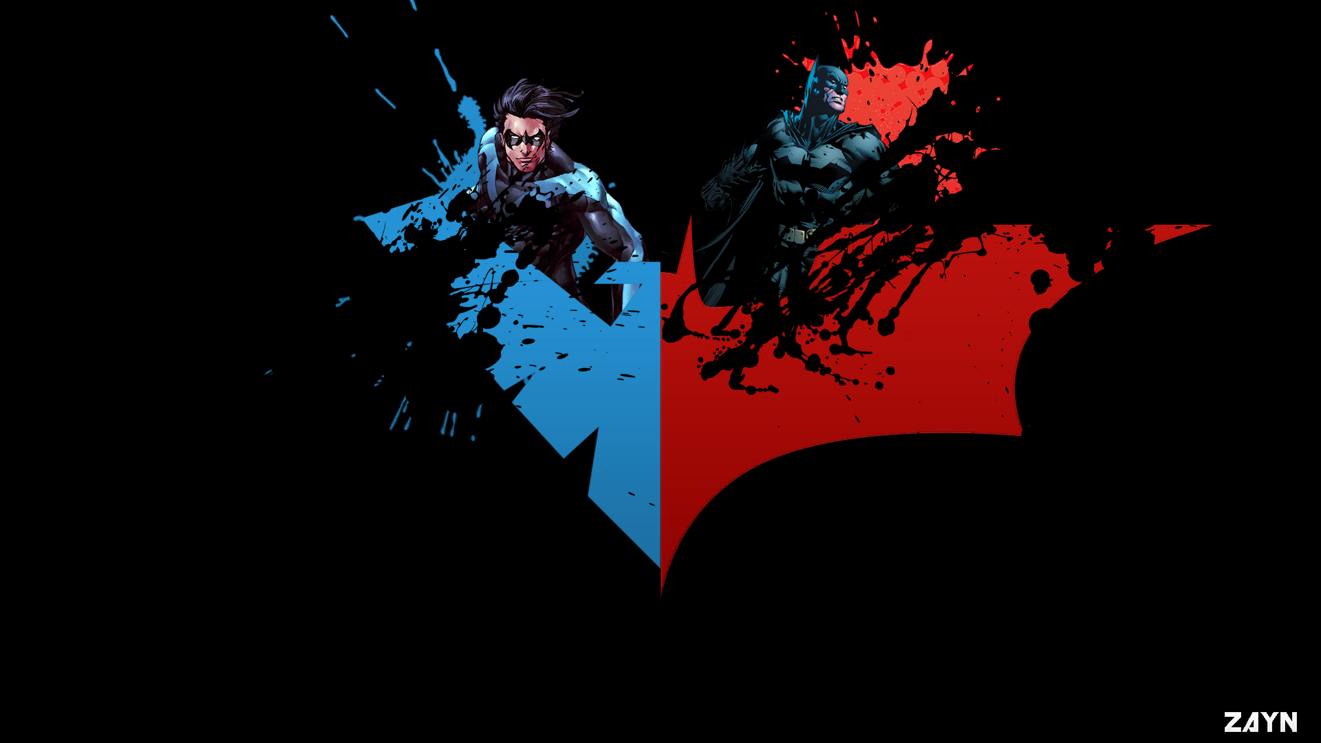 Batman and Nightwing HD Wallpaper Background Image 1920x1080