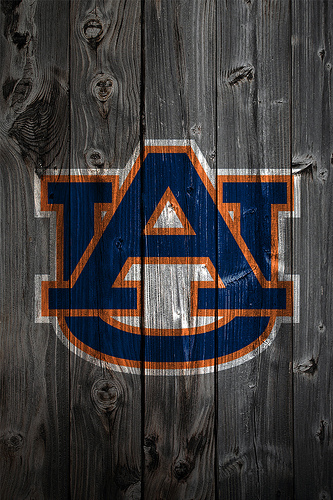 Auburn Tigers Wood iPhone Background Photo Sharing