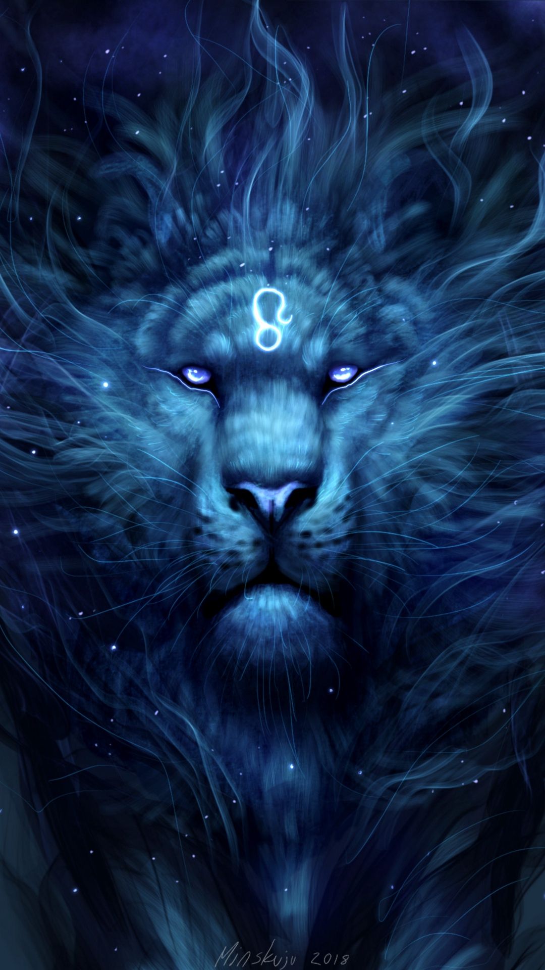 Galaxy Lion Wallpaper