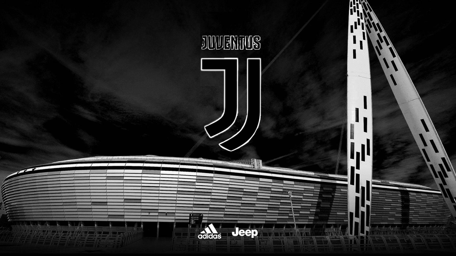 Juventus Football Club Logo With Allianz Stadium